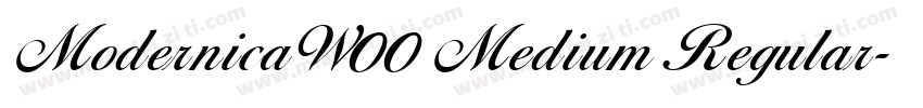 ModernicaW00 Medium Regular字体转换